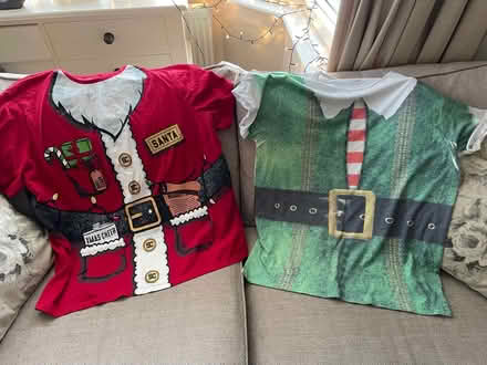 Photo of free 2 Christmas T-shirts size L (Sherwood NG5) #1