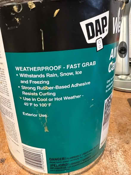 Photo of free Carpet Adhesive (Livermore near Lowe’s) #2