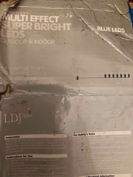 Photo of free Blue LED string lights (Balsall Heath B13) #3