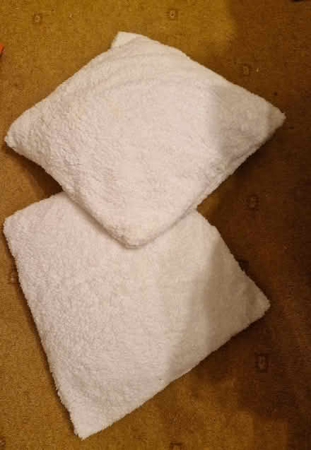 Photo of free White fluffy cushions (Wildridings RG12) #1