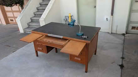 Photo of free Solid oak desk (Outer sunset/parkside) #1
