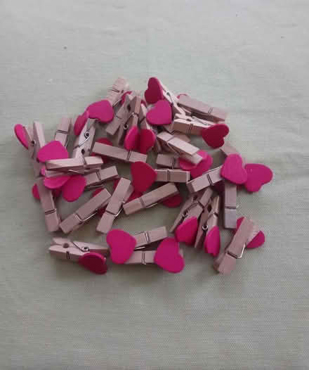 Photo of free Wooden heart pegs (Tooting SW17) #1