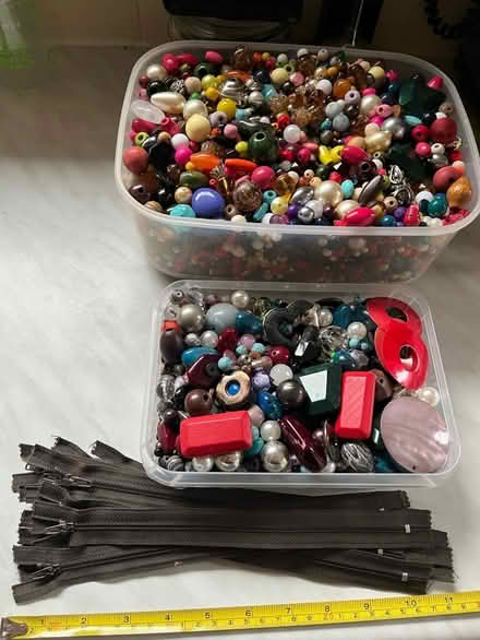 Photo of free Beads and zippers (Pitsea SS13) #1