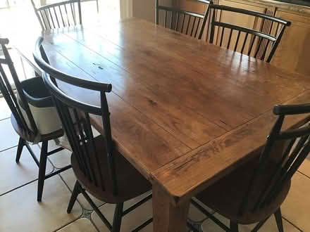 Photo of free Table and 6 chairs (Lambertville/West Amwell, NJ) #1