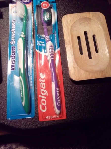 Photo of free Two toothbrushes and a soap dish (NW10) #1