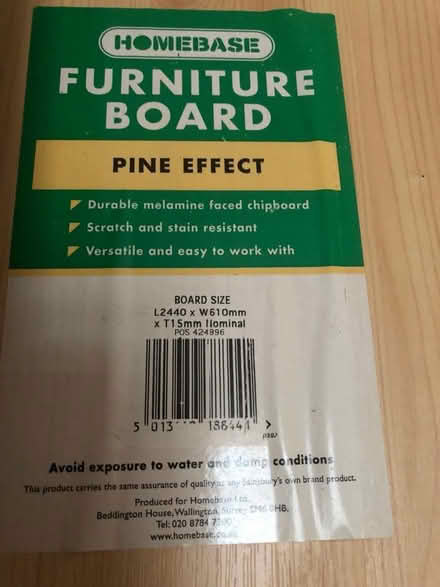 Photo of free Furniture board pine effect (Maryland E15) #1
