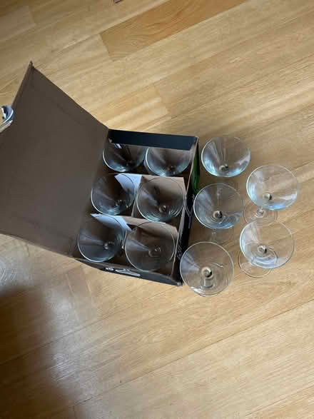 Photo of free 11 cocktail glasses (Near Kew Gardens, Richmond) #1
