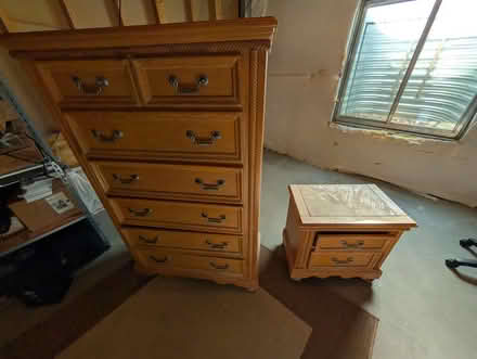 Photo of free Chest of drawers and night stand (Canterbury Crossing) #1