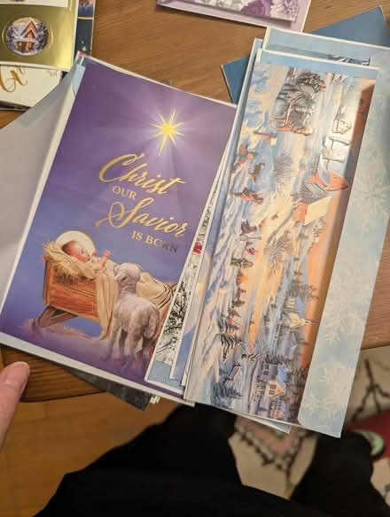Photo of free 5 religious Christmas cards (Petworth/Brightwood) #1