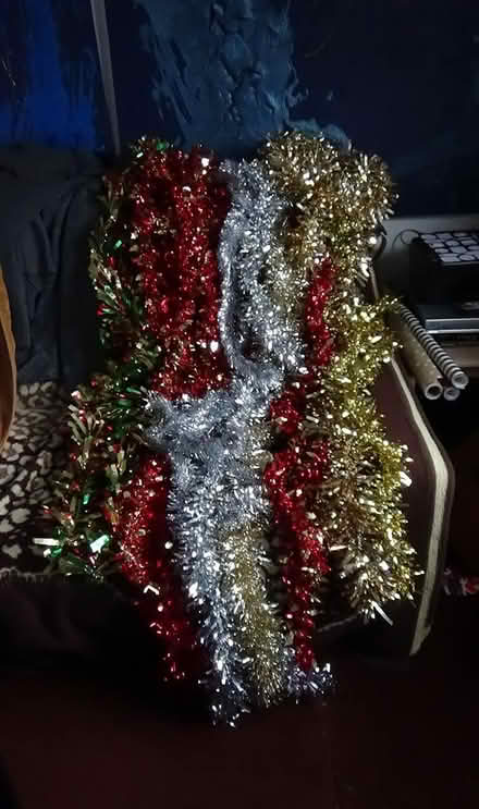 Photo of free Load of wide tinsel various colours (S8 Lowedges) #1