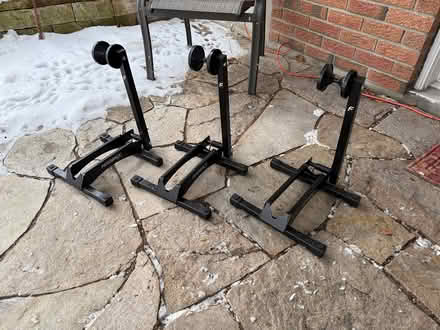 Photo of free 3 bike stands (near Tartan/ Jockvale) #1
