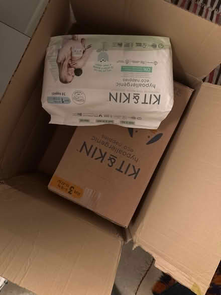 Photo of free Unopened nappies size 3 and 1 (Granville square WC1X) #1