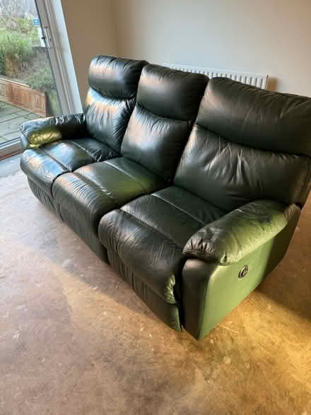 Photo of free Three seat leather reclining sofa (Arnold, NG5) #1