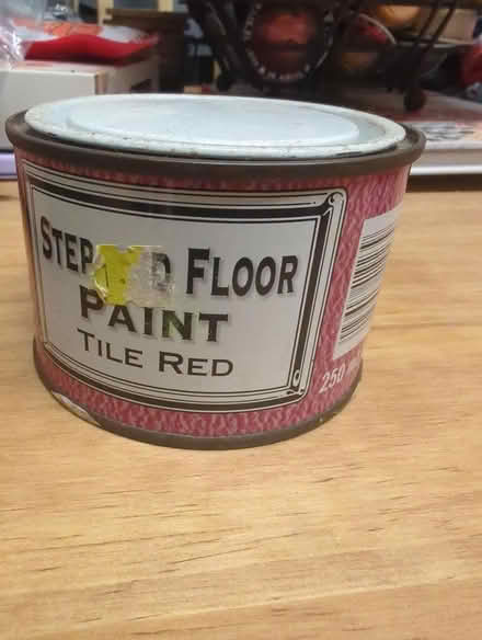 Photo of free 250ml tin of red step/floor paint (Jericho BL9) #1