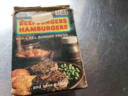 Photo of free Beef Burger press (Frankby CH48) #2