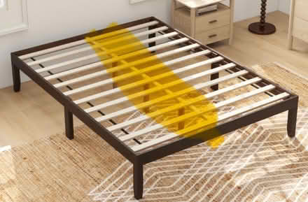 Photo of free Full Size platform bed frame (Lake St) #1