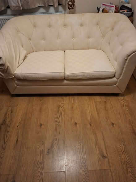 Photo of free 2 seater settee (Eaton NR4) #1