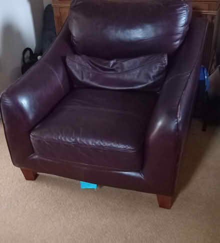Photo of free Large leather armchair (Chelmsford CM2) #1