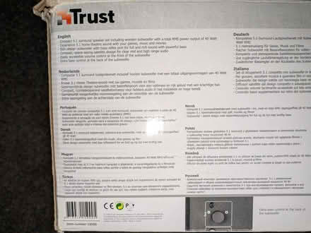 Photo of free Trust SoundForce 5:1 system (Clevedon BS21) #3