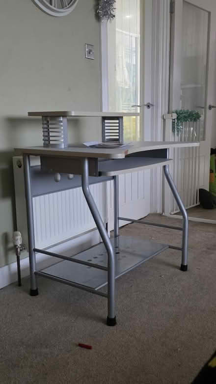 Photo of free Office desk with pull out tray (Ingoldisthorpe, PE31) #1