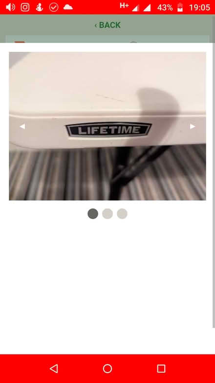 Photo of Foldable table (Birmingham City Centre B4) #3