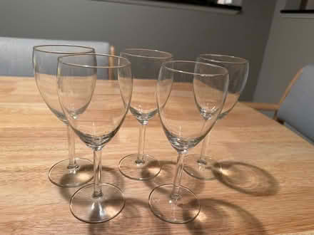 Photo of free 5 White Wine Glasses (Near Wootton High School) #1