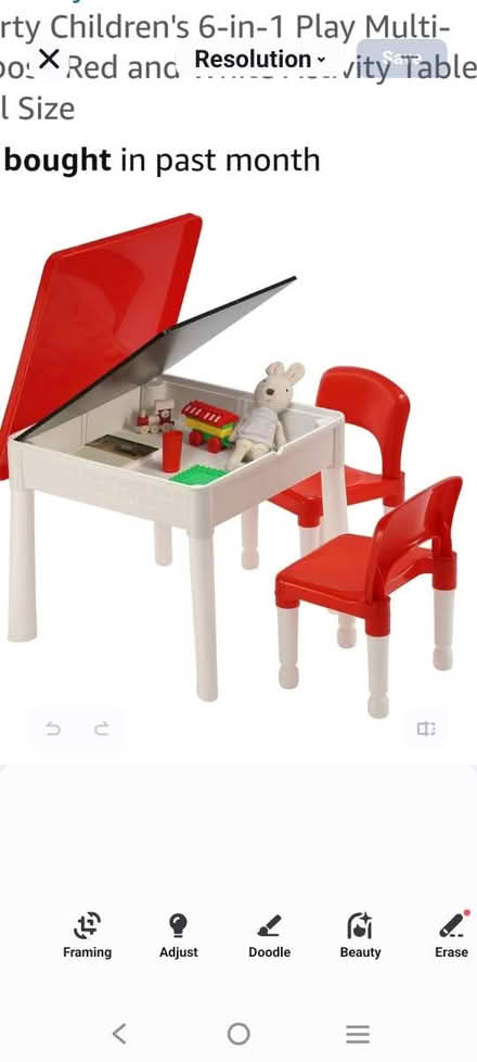 Photo of Kids table with chairs (Hounslow TW34) #2