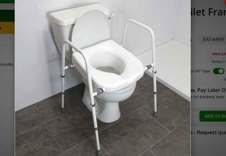 Photo of free Raised toilet seat with frame (Worlds End Burgess Hill) #2