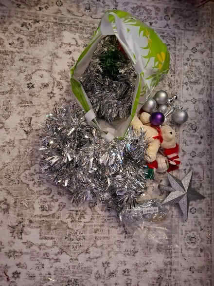 Photo of free Silver Christmas decorations (Prenton CH43) #1