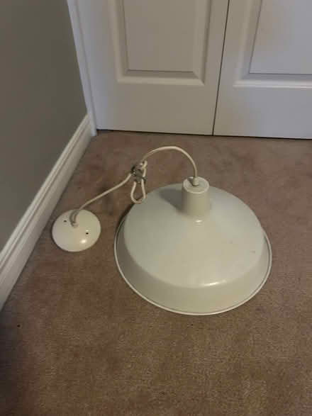 Photo of free White kitchen light (Riverside/Hunt Club) #2