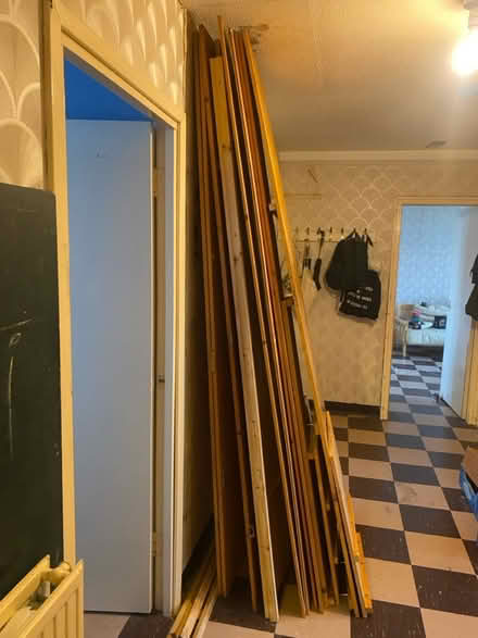 Photo of free Tall wood shelves various sizes (Brixton Sw2 1SX) #2