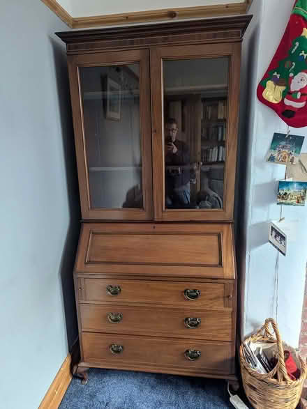 Photo of free Writing desk and display cabinet (Bare, LA4) #1
