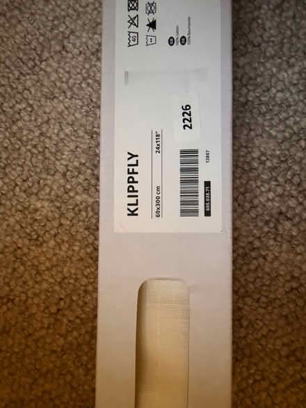 Photo of free IKEA Klippfly panel curtain (Blackrock) #2