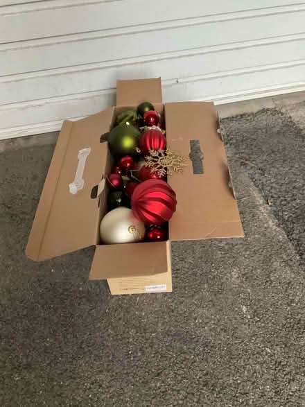 Photo of free Christmas tree decorations (Worlds End Burgess Hill) #1
