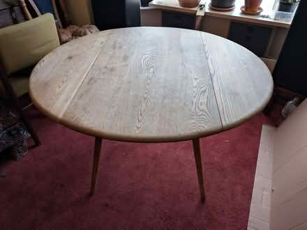 Photo of free Circular Solid Oak Top Table (Portsmouth PO2) #1