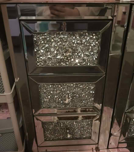 Photo of free 2 silver bedside tables (Penrith CA11) #4