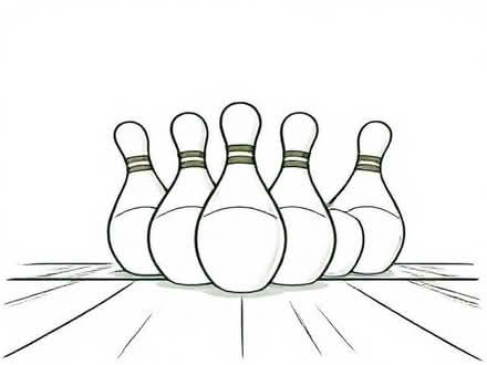 Photo of ten pin bowling set (Central Blackburn BB2) #1