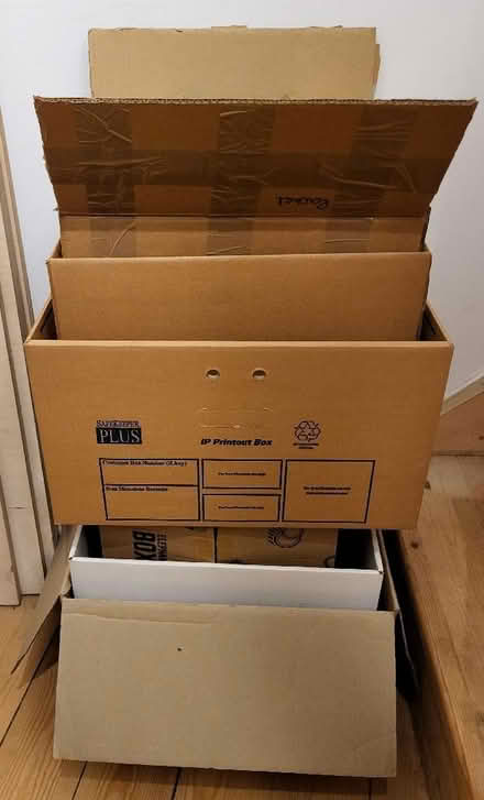 Photo of free Sturdy boxes for moving x6 (Temple Street OX4) #1