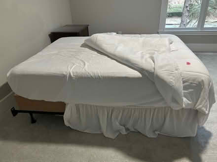 Photo of free Queen mattress, frame and boxspring (Sandy Springs) #2