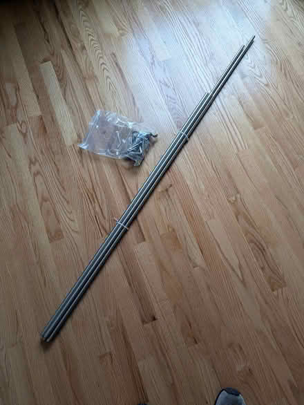 Photo of free Brushed Nickle Curtain Rods (W. Hiawatha Trail, Mt Prospect) #1