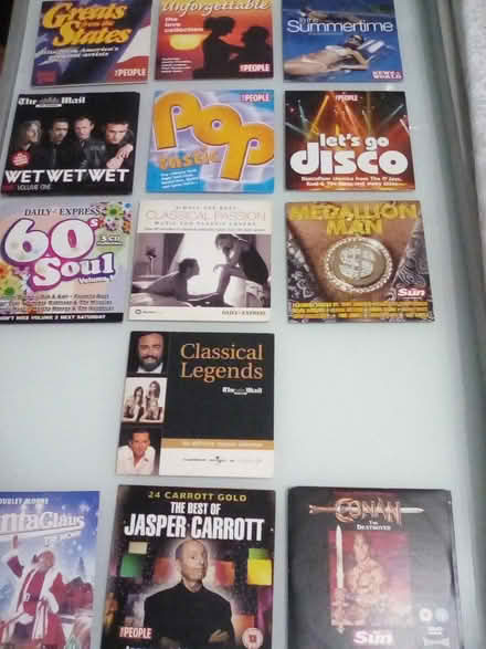 Photo of free DVDs & CDs (BD18) #1