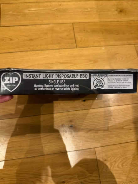 Photo of free Zip instant light disposable BBQ (Carrickmines) #2
