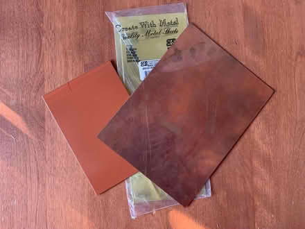 Photo of free metal sheets for artwork (West Townsend) #1