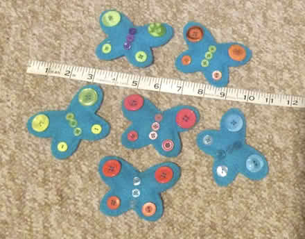 Photo of free crafty - felt butterflies (Sandbach Heath CW11) #1