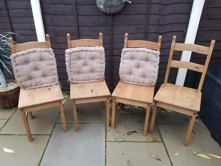 Photo of free Four Wooden Kitchen Chairs (Nottingham NG8) #3