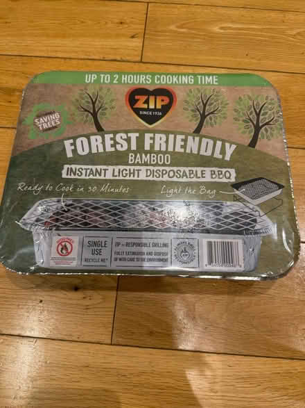 Photo of free Zip instant light disposable BBQ (Carrickmines) #1