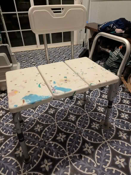 Photo of free Large shower bench (North tinton falls) #2