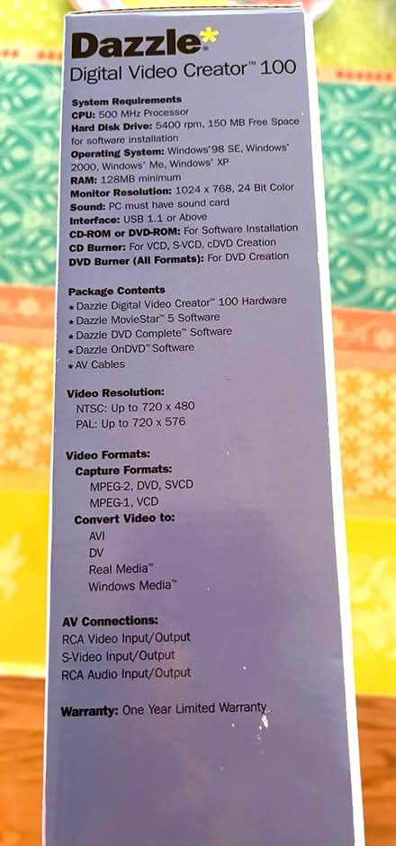 Photo of free Vintage Digital Video Creator 100 (Warrenton near Staples) #3