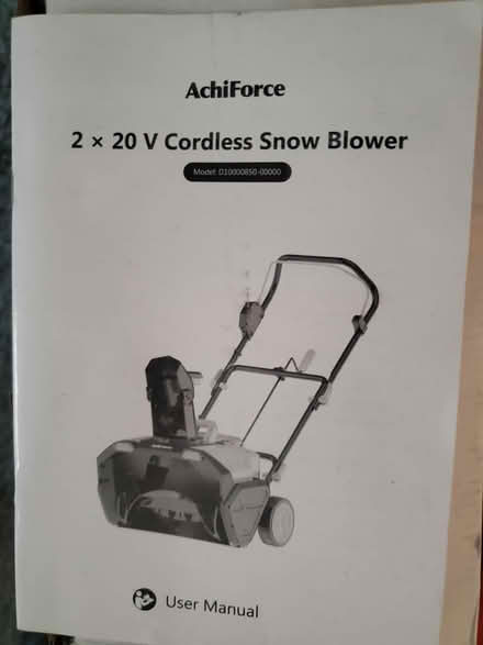 Photo of free Cordless Snow Blower Snowblower (Syosset) #4