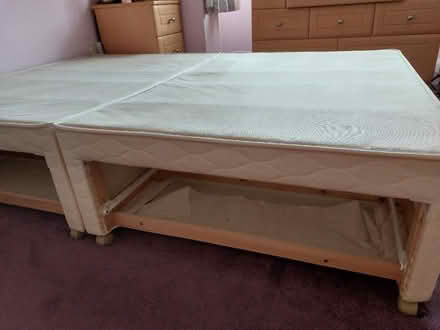 Photo of free Double divan bed with mattress (West Hunsbury) #3